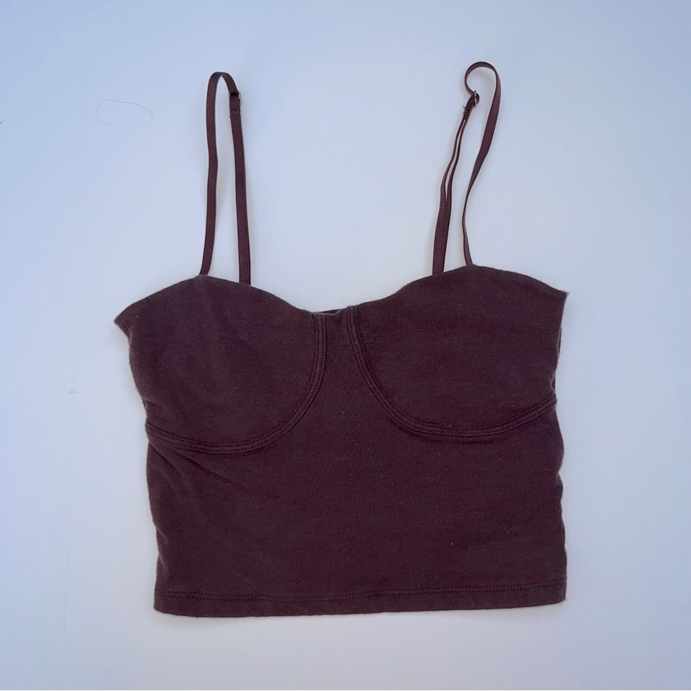 🔴LAST CALL‼️ Abercrombie & Fitch Spaghetti Strap Crop Tank Top A&F CollectionXXS